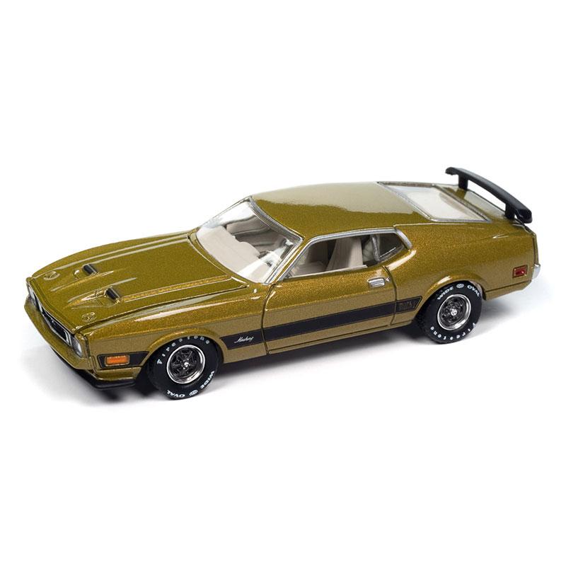 Ford Mustang Mach 1 ブライトグリーン 1973 AutoWorld 1/64 | 
