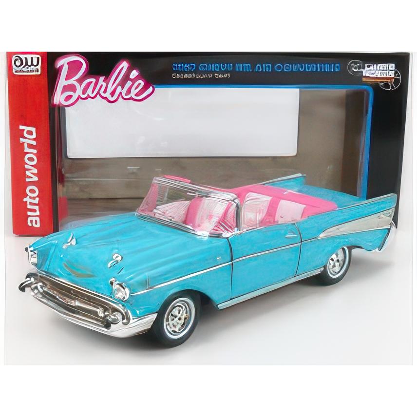 CHEVROLET BEL AIR CABRIOLET OPEN 1957 AQUA BLUE/AutoWorld 1/18ミニカー | 
