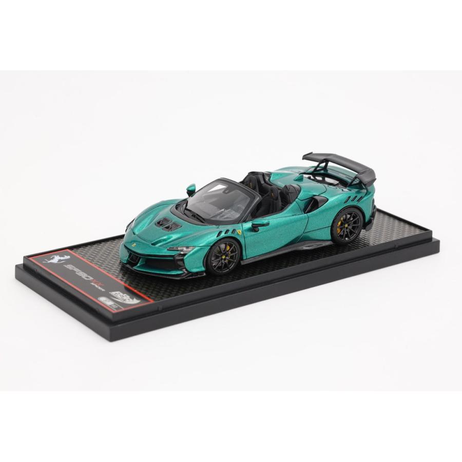 【予約】Ferrari SF90 XX Spider Green Jewel CARBON 限定60台 BBR 1/43 ミニカー | 
