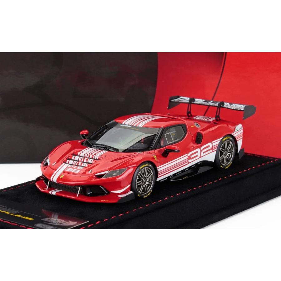 FERRARI 296 GT3 32号車 2023年ムジェロ レッド/ホワイト BBR 1/43 196