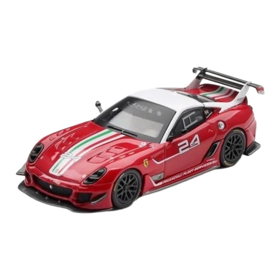 【予約】 フェラーリ 599XX Evo 2011 #24 レッド / BBR Models 1/64 ミニカー | 