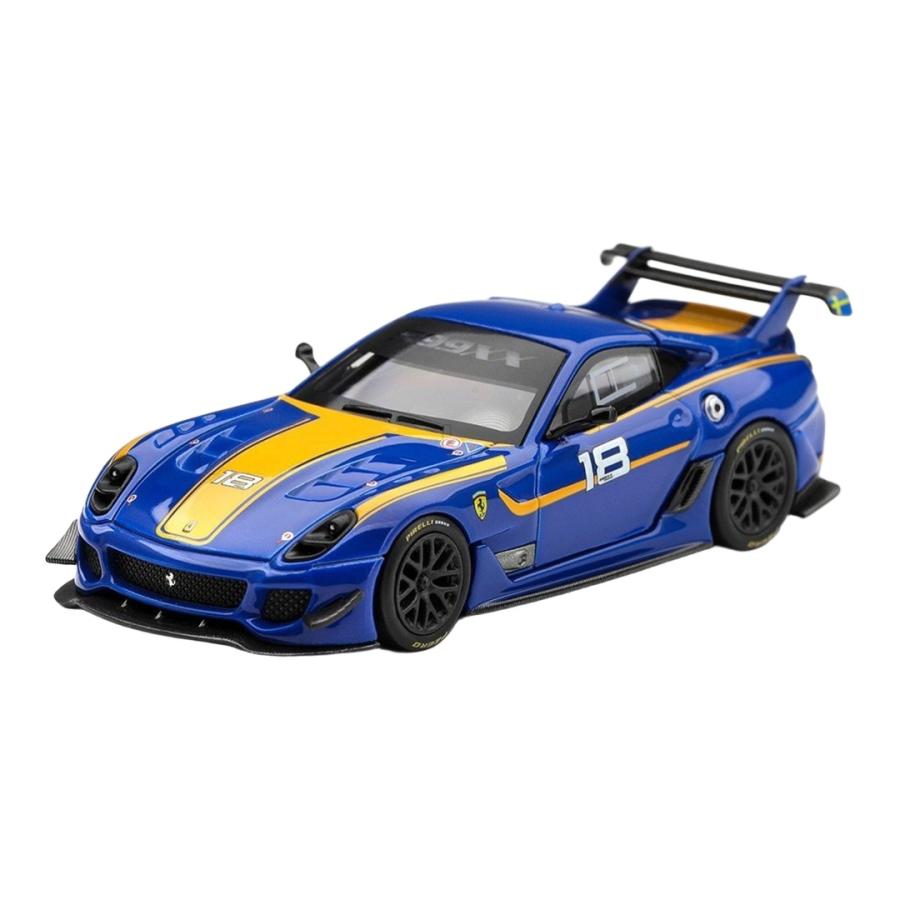 【予約】2026年発売予定 Ferrariフェラーリ 599XX EVO #18 2011 ブルー/イエロー / BBR 1/64 ミニカー | 
