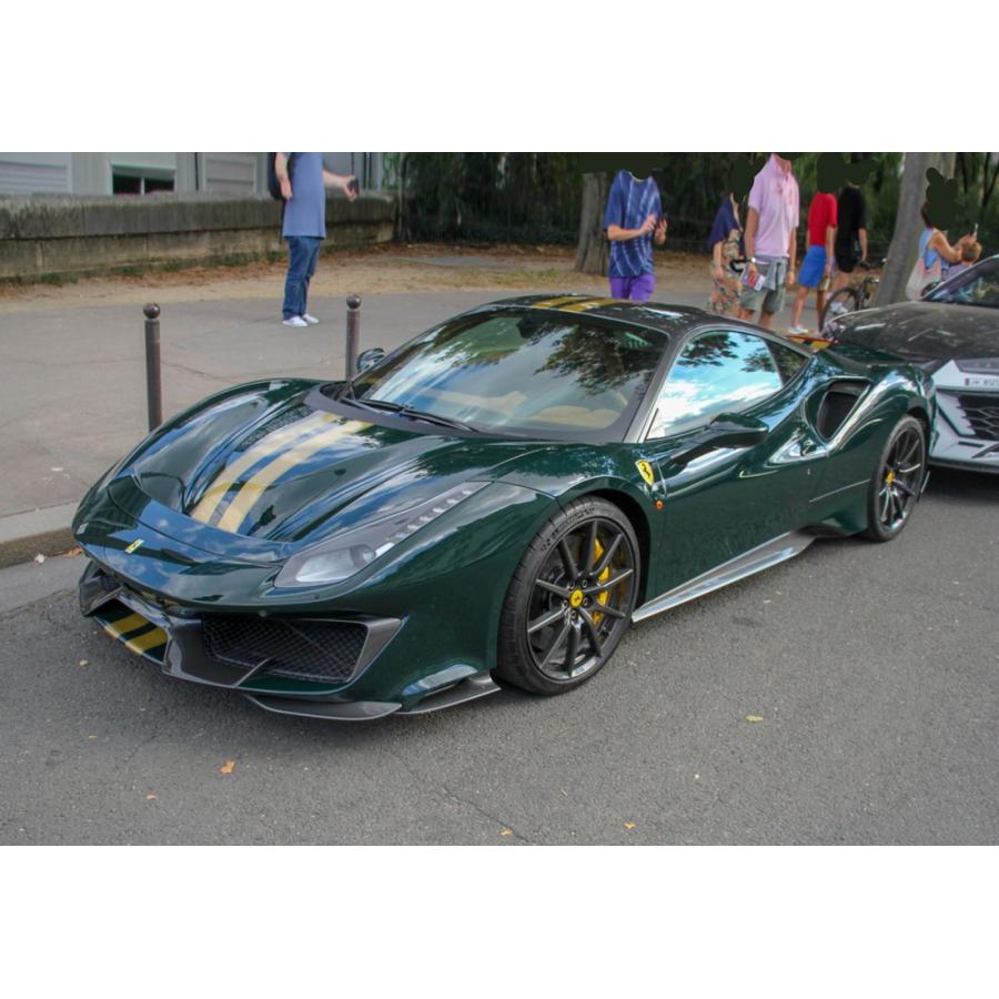 【予約】Ferrariフェラーリ 488 PISTA British green with gold stripe / BBR 1/18 ミニカー | 