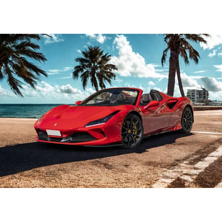 【予約】Ferrari F8 Tributo spider rosso corsa yellow carbon BBR 1/18 ミニカー | 