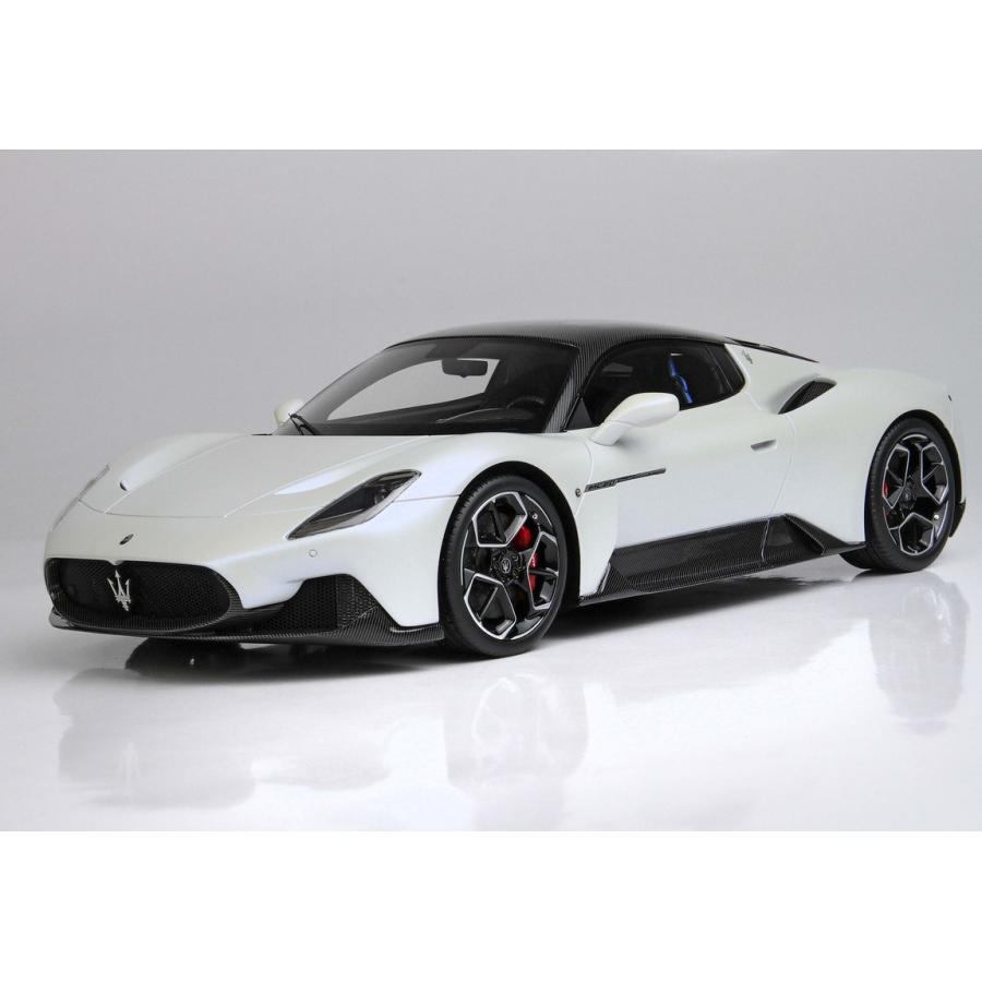 【予約】Maseratiマセラティ MC20 Bianco Audace Carbon Roof 限定120台 / BBR 1/18 ミニカー |  | 01