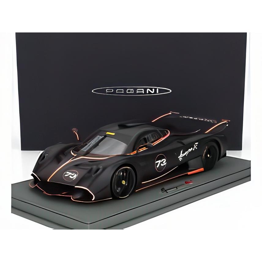 PAGANI ウアイラ R #73 レーシング 2021 マットブラック/カーボン/ BBR 1/18 100台限定ミニカー | 