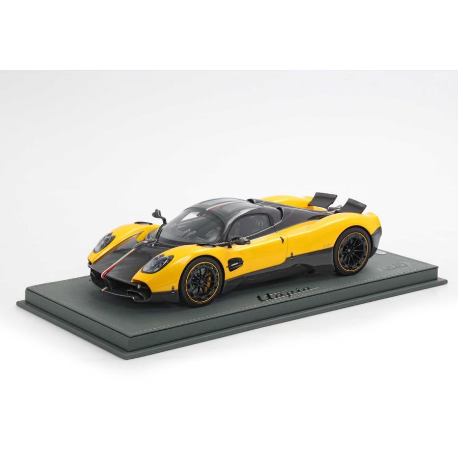 【予約】Pagani Utopia Giallo Ginevra carbon 限定100台 / BBR 1/18 ミニカー | 