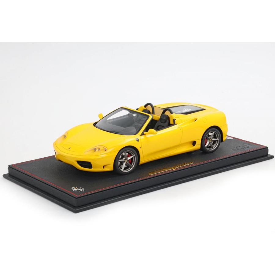 【予約】Ferrari 360 Modena Spider Giallo Black stripe 限定12台 BBR 1/18 ミニカー | 