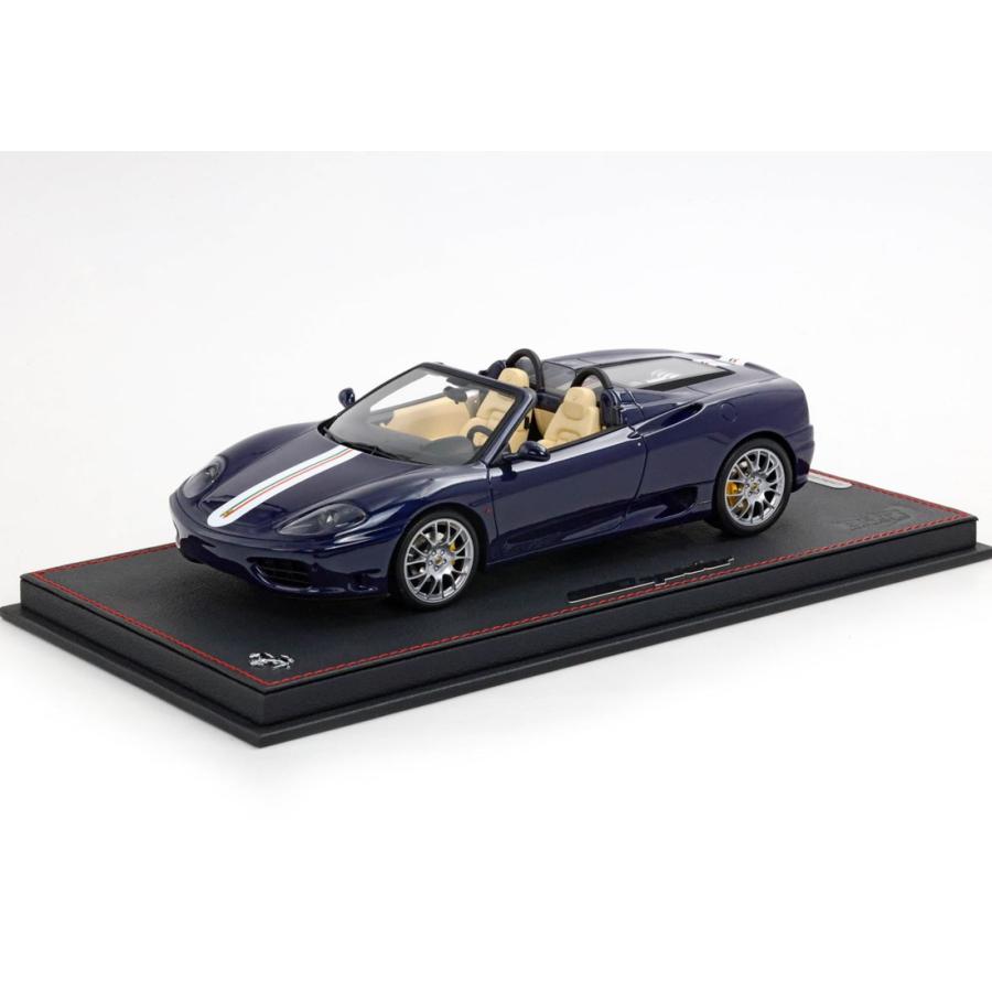 【予約】Ferrari 360 Modena Spider Blu Le Mans Cream Daytona 限定8台 BBR 1/18 | 