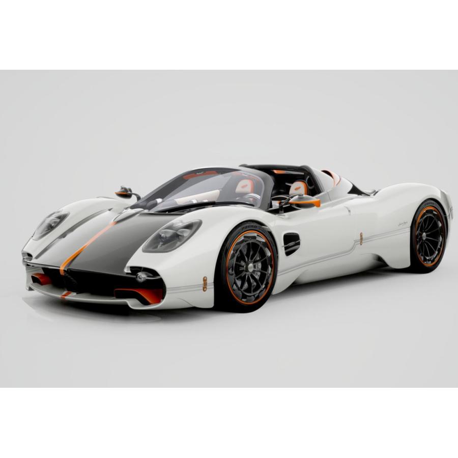 【予約】Paganiパガーニ Utopia Roadster Bianco Benny gloss open roof / BBR 1/18 ミニカー | 