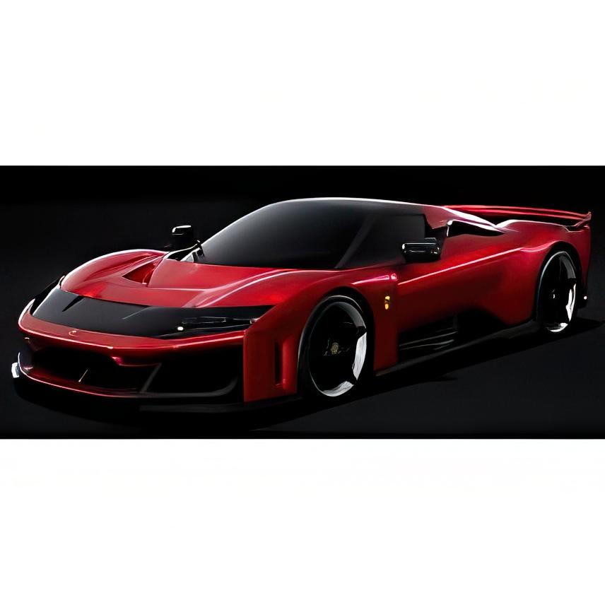 【予約】26年発売予定 BBR 1/18 フェラーリ F80 2024 カーボンシルバーリム ロッソスーパーカー | 