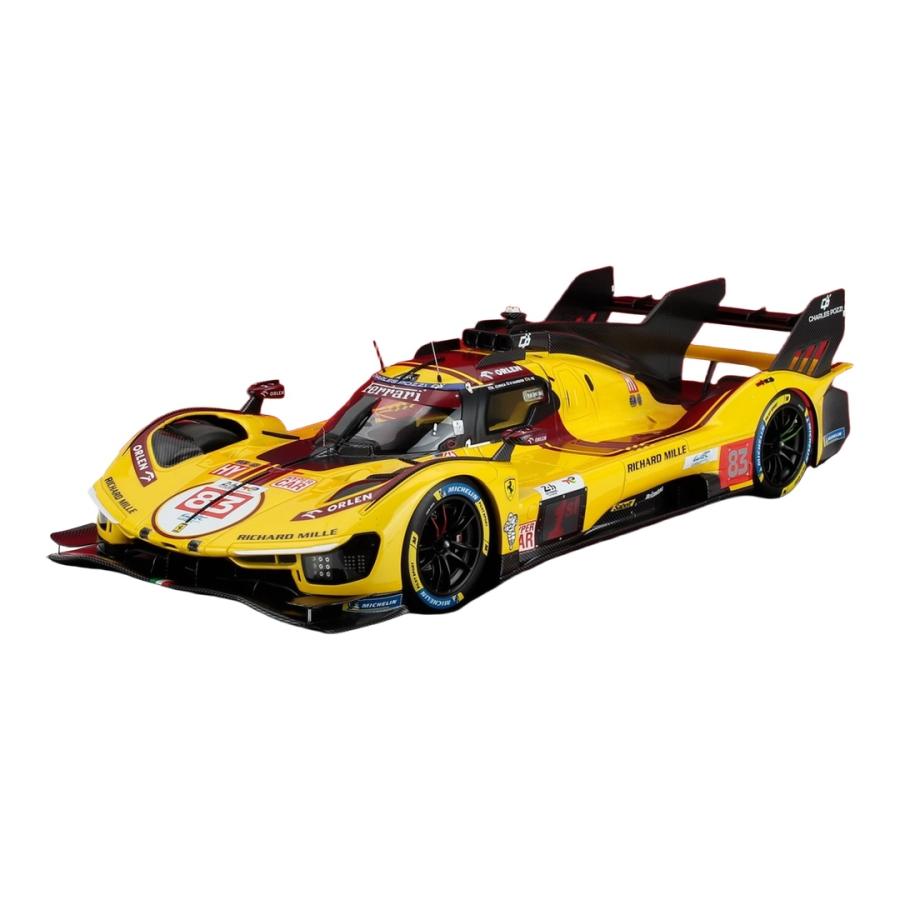 Ferrari 499P #83 チームAFコルセ 24時間ルマン 2025 優勝 Kubica/Hanson/Ye 499台限定 BBR 1/18 | 