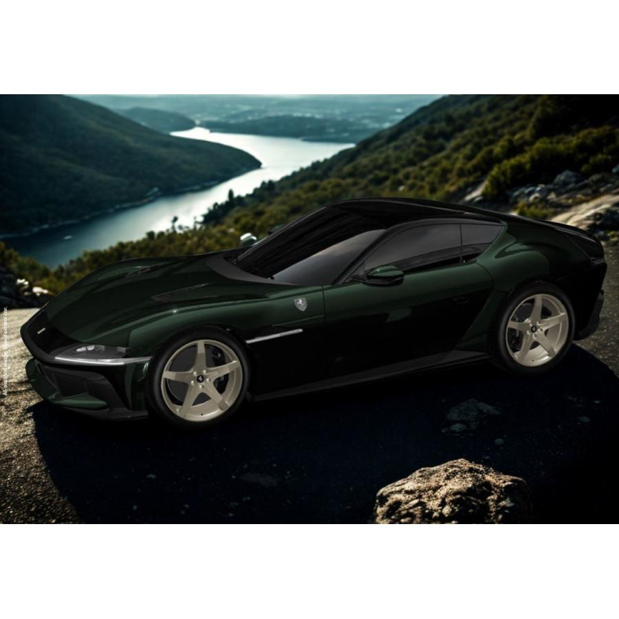 【予約】Ferrari 12Cilindri Manuale Verde Zeltweg Panoramic Roof BBR 1/18 ミニカー | 