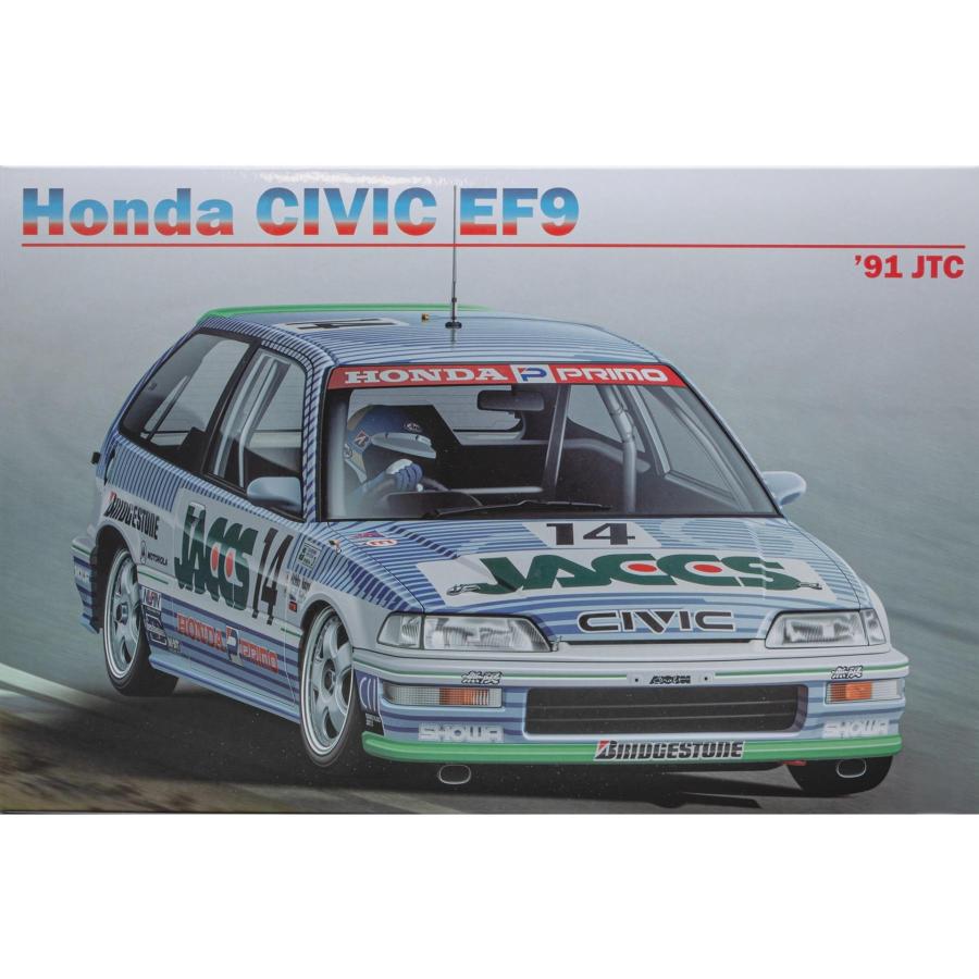 Honda Civic EF9 Gr.A 1991 JTC InterTEC #14 組み立てプラモキット模型 カーモデル /Beemax 1/24 | 