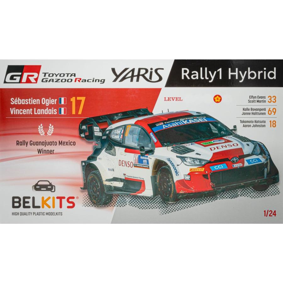 Toyota Yaris Rally1 Hybrid Toyota Gazoo WRT Mexico 2023 Winner #17 プラモデル | 