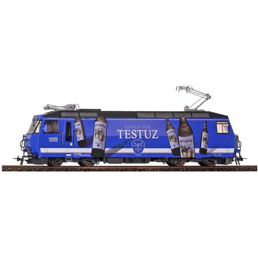 H0m 鉄道模型 Bemo MOB Advertising locomotive Ge 4/4 8001 Testuz DC | 