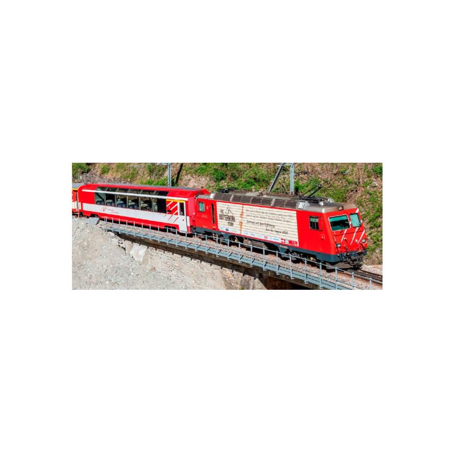 H0m 鉄道模型 電気機関車 Bemo MGB FO BVZ HGe4/4 II 5 Era VI DC Ad Matterhorn | 