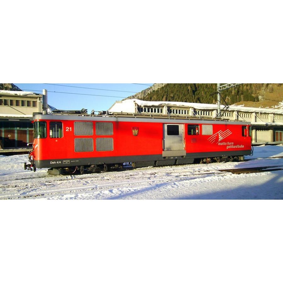 H0m 鉄道模型 気動車 Bemo MGB FO BVZ Deh4/4 21 ex BVZ DC red | 