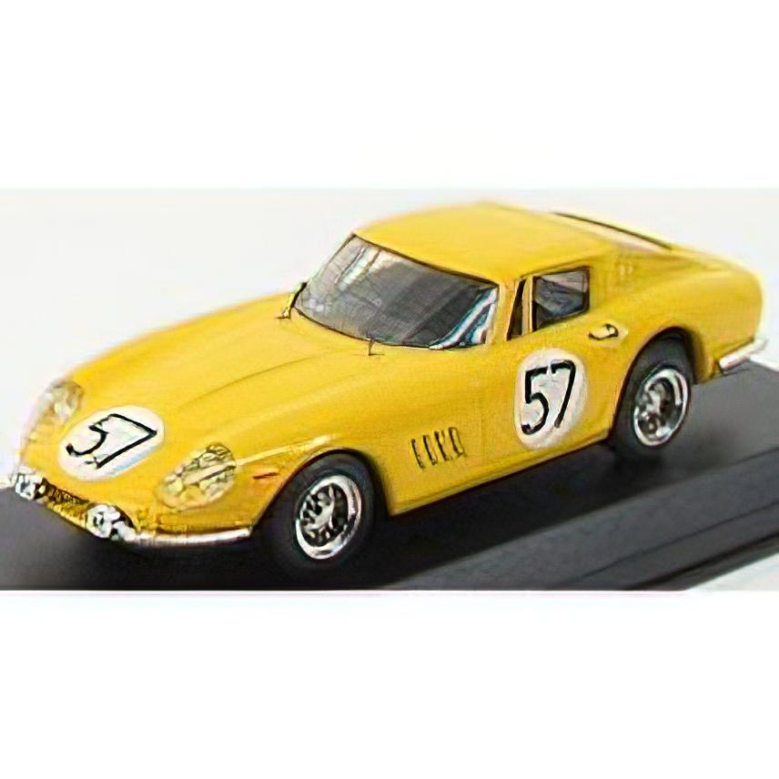 FERRARIフェラーリ 275 GTB/4 ECURIE FRANCORCHAMPS N 57 24h LE MANS 1966 NOBLET  DUBOIS  YELLOW /Best-Model 1/43 ミニカー | 