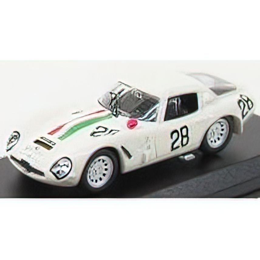 ALFA ROMEO  TZ2 N 28 MONZA 1967 DE LEONIB  DI BONA  WHITE /Best-Model 1/43 ミニカー | 