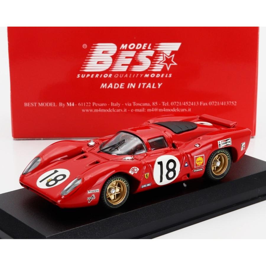FERRARI 312P 3.0L V12 クーペ 1969 ル・マン P.ロドリゲス Best-Model 