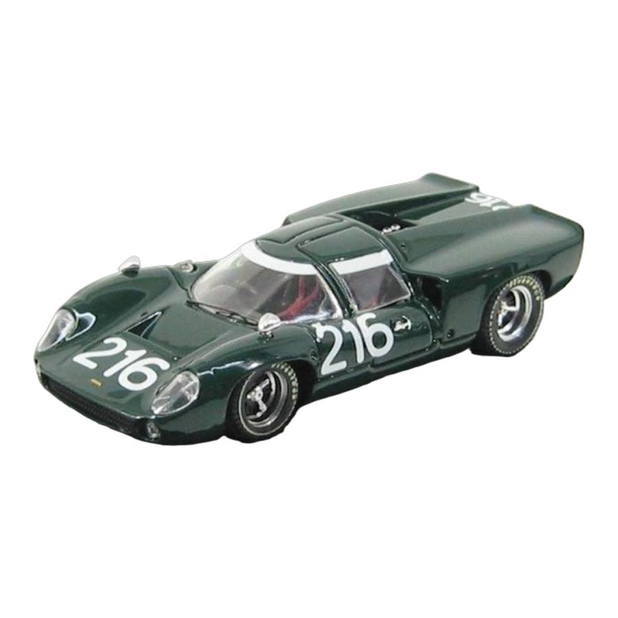 LOLA T70 COUPE 1967 No.216 TARGA FLORIO DARK GREEN Best-Model 1/43 ミニカー | 