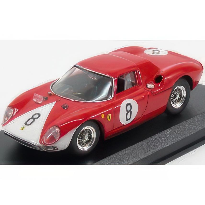 FERRARI 250 LM N 8 2ND 12h REIMS 1964 J.SURTEESL.BANDINI RED WHITE 1/43ミニカー | 