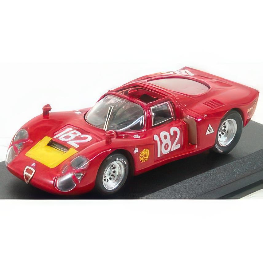 ALFA ROMEO 33.2 SPIDER TARGA FLORIO 1968 RED 1/43 BEST-MODEL ミニカー | 