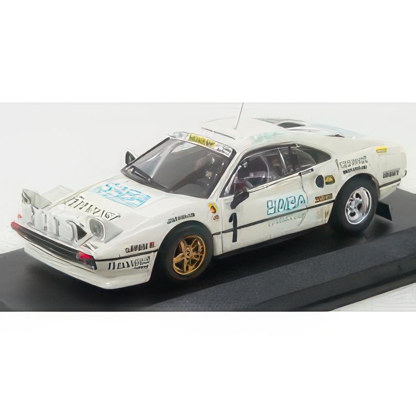 FERRARI 308 GTB RALLY N 1 TARGA FLORIO 1983 TONY RADAELL WHITE 1/43ミニカー | 