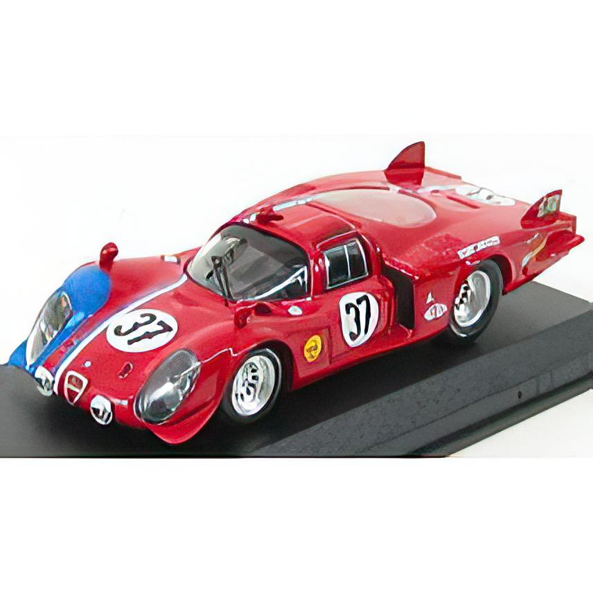 アルファロメオ 33.2 クーペ N37 ルマン 1968 赤青/Best-Model 1/43 | 