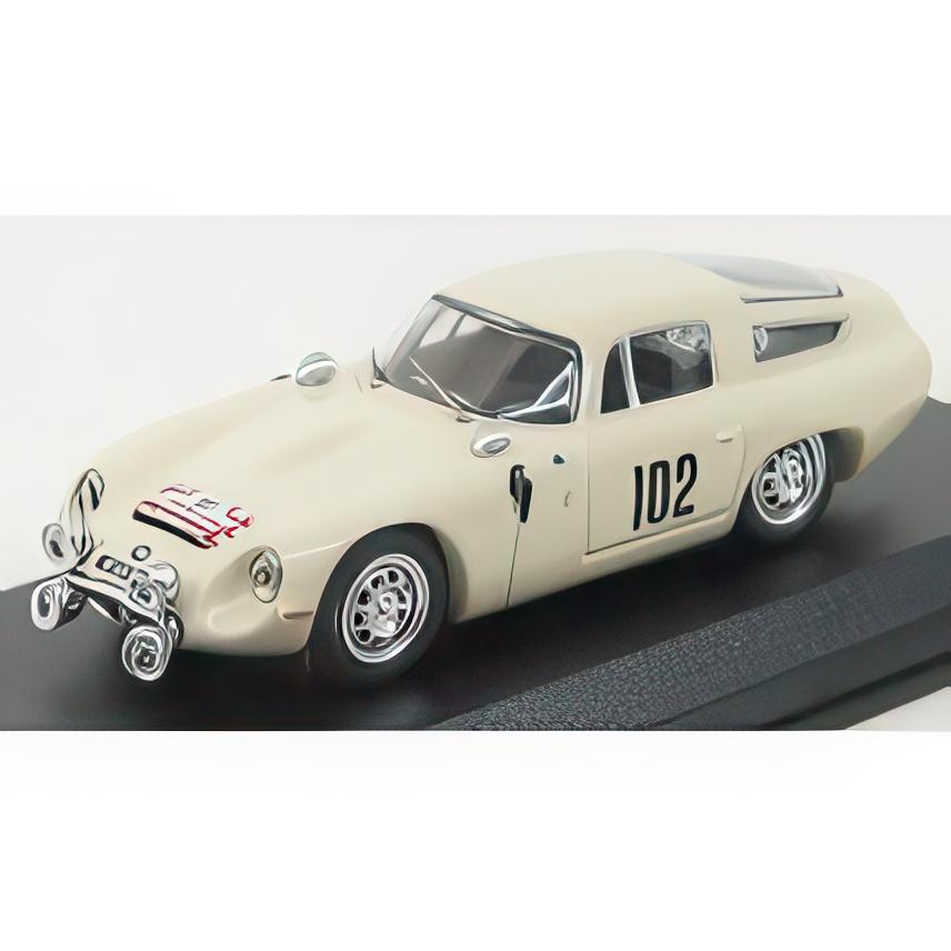 ALFA ROMEO TZ1 102号車 ラリー ツールドコルス 1964 リシャール ロジンスキー ホワイト/ Best-Model 1/43 | 