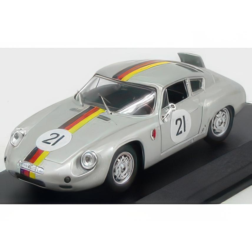 PORSCHE ABARTH N 21 1000km PARIGI 1962 LINGUE KOCH SILVER 1/43ミニカー | 
