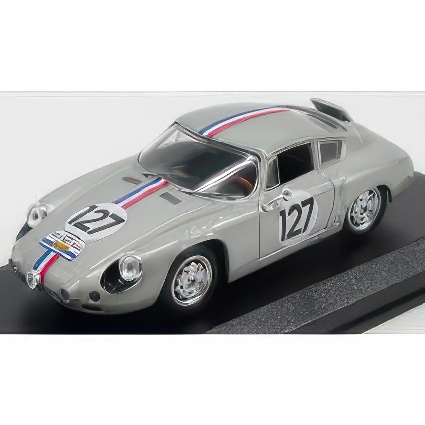 PORSCHE ABARTH COUPE N 127 TOUR DE FRANCE 1961 BOUCHET AURY SILVER 1/43ミニカー | 