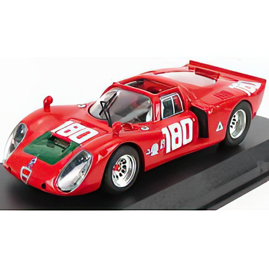 アルファロメオ 33.2 N180 タルガフローリオ 1969 赤/Best-Model 1/43 | 