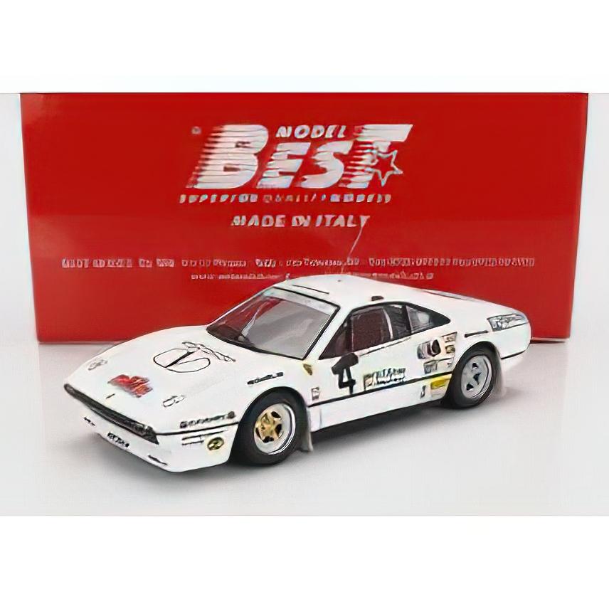 FERRARIフェラーリ 308 GTB Gr.4 N 4 RALLY D'ELBA 1984 LUCKY - BERRO - WHITE /BEST-MODEL 1/43 ミニカー | 