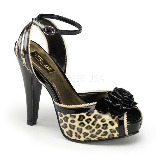 BETTIE-06 4.5インチ(約11.5cm) ハイヒール サンダル ミュール /Pleaserプリーザー レトロな靴 パーティー シンデレラサイズ 大きい |  | 02