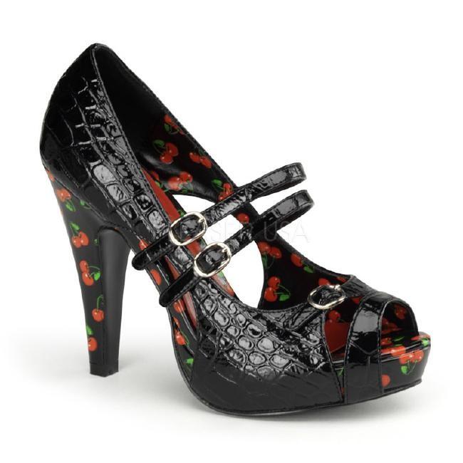 BETTIE-08 4.5インチ(約11.5cm) ハイヒール パンプス /Pleaserプリーザー レトロな靴 パーティー シンデレラサイズ 大きい | 