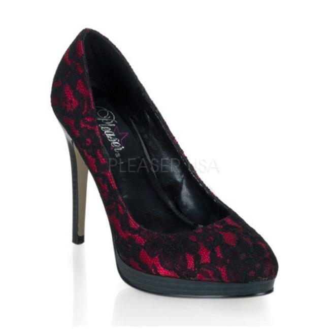 BLISS-30-2 4.25インチ(約11cm) ハイヒール パンプス /Pleaserプリーザー レトロな靴 パーティー シンデレラサイズ 大きい |  | 01