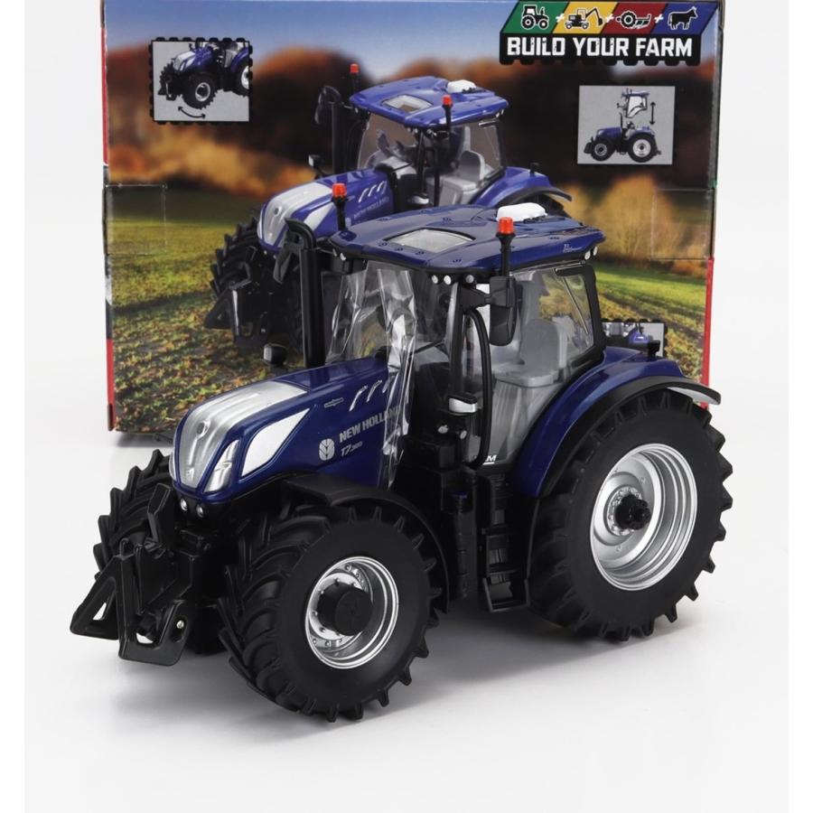 New Holland T7.300 Tractor Blue Power 2020 Blue BRITAINS 1/32 農機トラクター | 