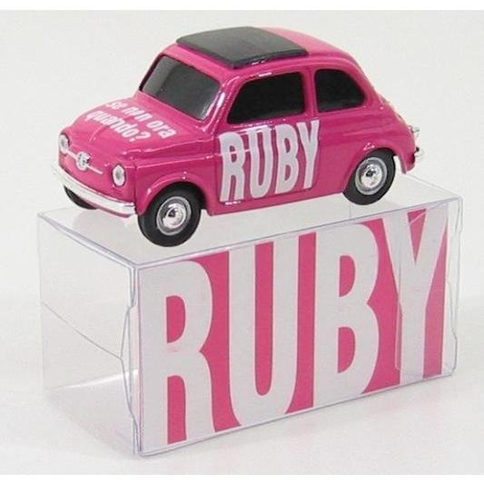 Fiatフィアット 500 RUBY ピンク SE NON ORA QUANDO? / BRUMM 1/43 ミニカー | 