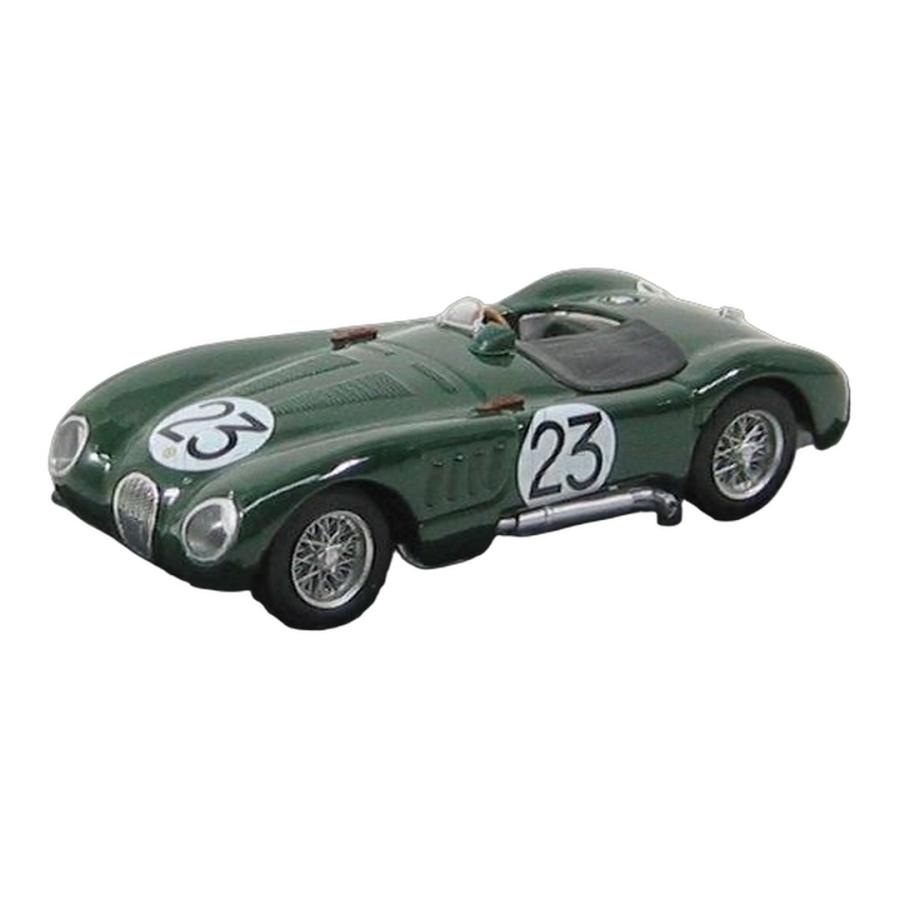 Jaguarジャガー C-Type #23 1951 ルマン Johnson-Biondetti ブリティッシュレーシンググリーン / BRUMM 1/43 ミニカー | 