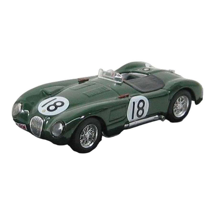Jaguarジャガー XK120 C-TYPE スパイダー #18 優勝 24時間ルマン 1953 Tony Rolt Duncan Hamilton ブリティッシュレーシンググリーン / BRUMM 1/43 ミニカー | 