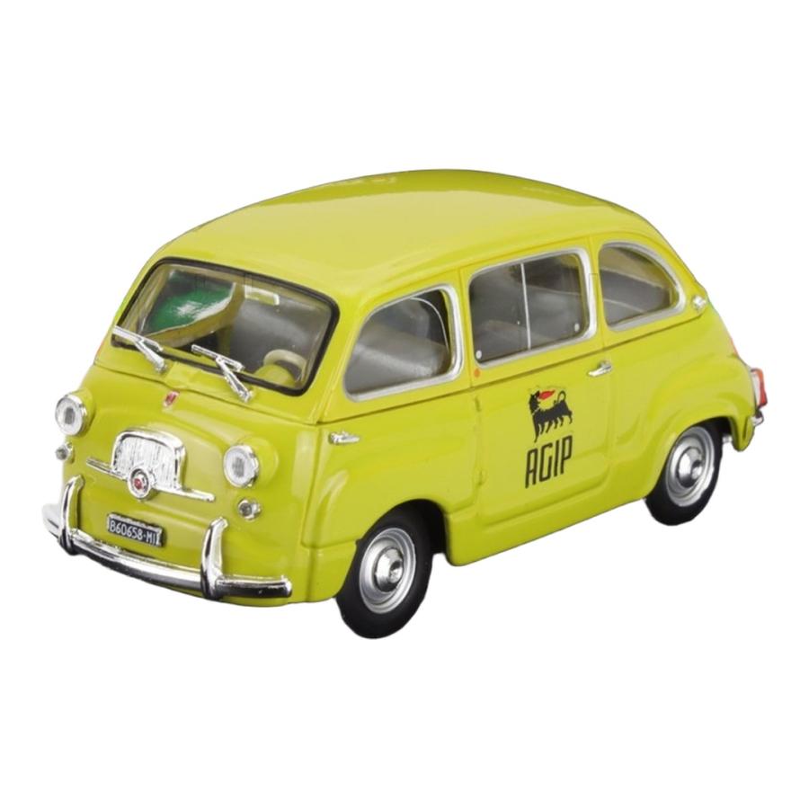 Fiat 600D Multipla Commerciale AGIP 1960 イエロー BRUMM 1/43 ミニカー | 