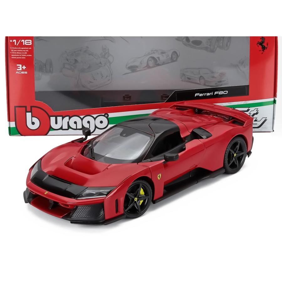 予約】フェラーリ F80 2024年 ロッソ・スクーデリア / Bburago 1/18