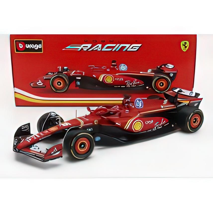 ブラーゴ 1/18 フェラーリ F1 SF-24 ルクレール 2024 ケース付