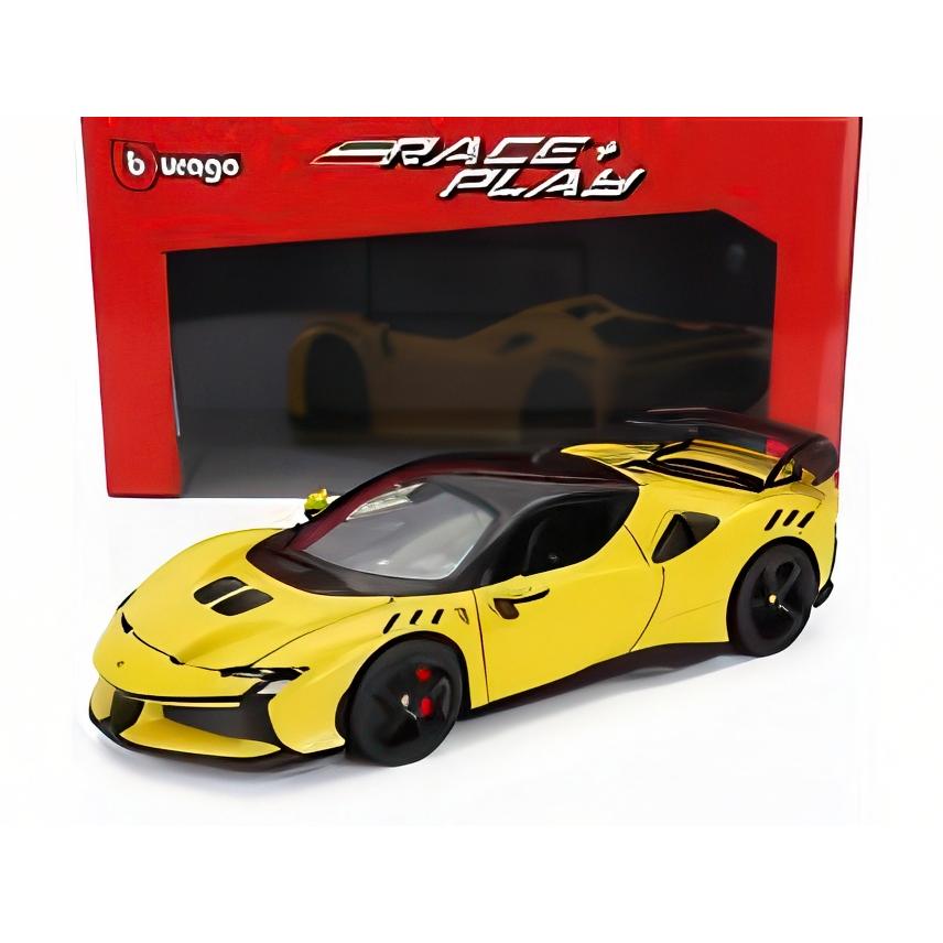 FERRARI SF90XX ストラダーレ 2024 ジアロモデナ イエローブラック/Bburago 1/18ミニカー 海外限定 | 