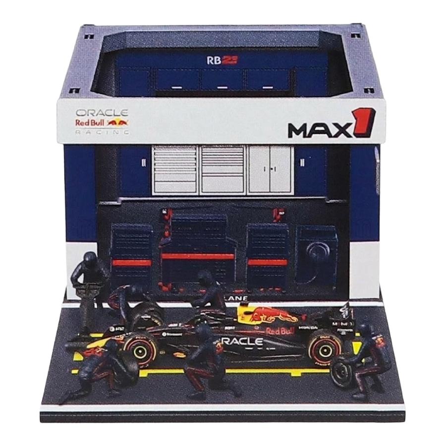 Red Bull F1 RB21 ピットストップジオラマ #1 Max Verstappen 2025 Bburago 1/43 ミニカー | 