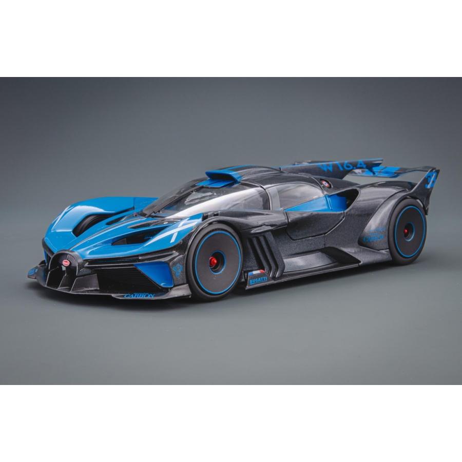 Bugattiブガッティ Bolide 2020 ブルー グレー /Bburagoブラゴ 1/18 ダイキャスト ミニカー | 
