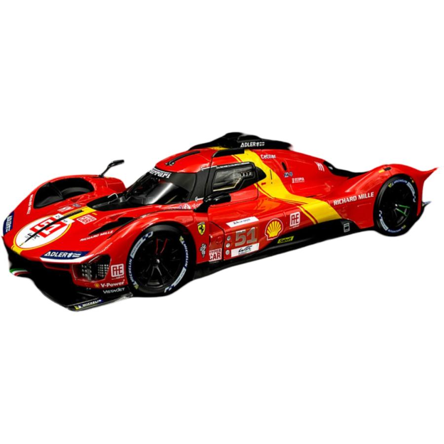 Ferrari 499P No.51 ルマン24h優勝 2023 Calado/Guidi/Giovinazzi Bburago 1/18 ミニカー | 