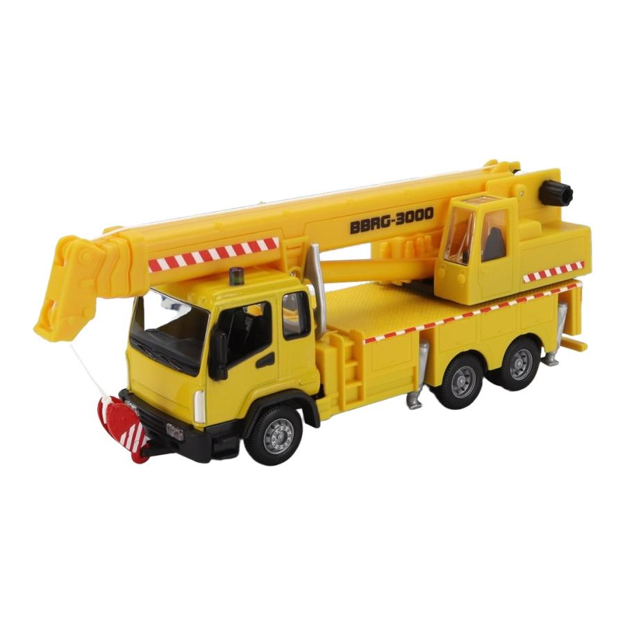MAN TRUCK CRANE GRU B B R G 3000 3 ASSI 2010 YELLOW / Bburago 1/43 ミニカー | 